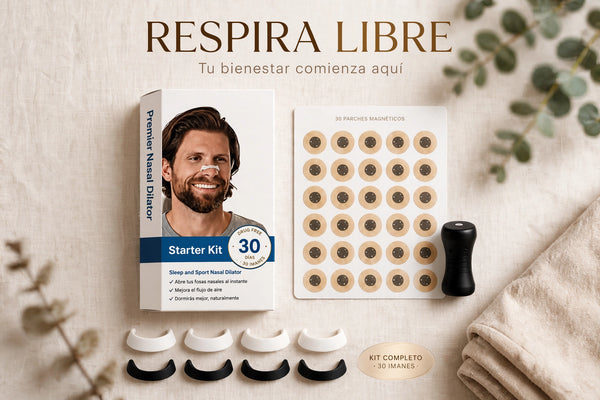 BANDA NASAL MAGNETICA 30 IMANES- Respirar Mejor