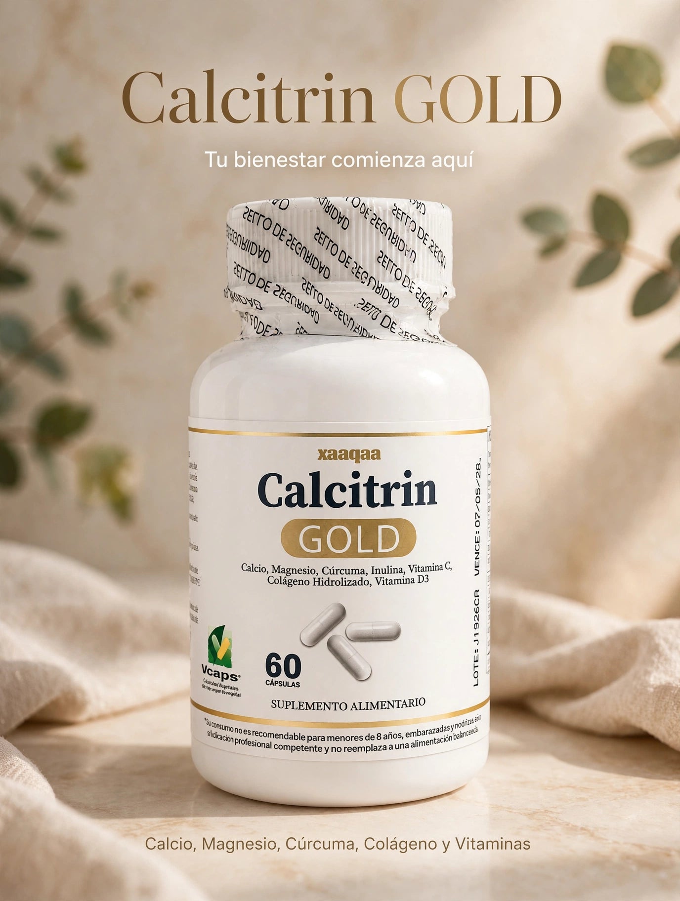 Calcitrin Gold-Aumenta Bienestar General