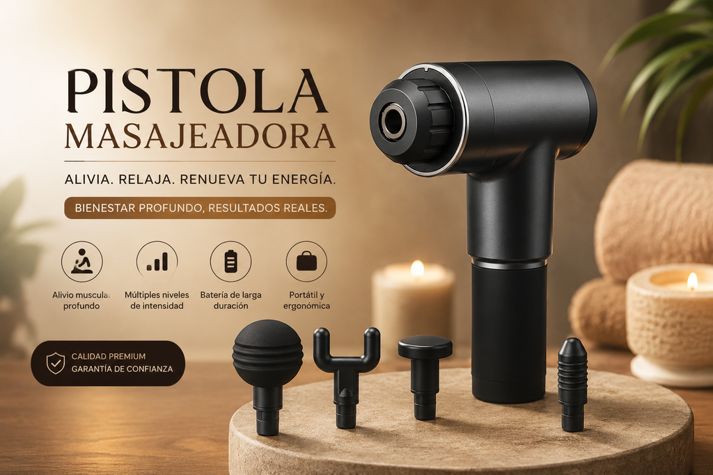Pistola Masajeadora