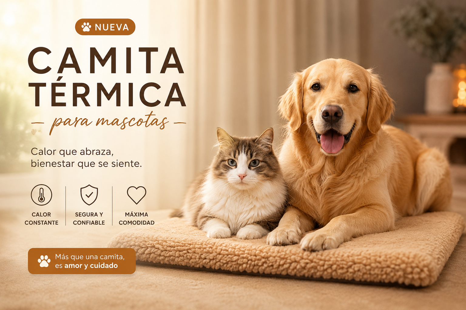 Camita Termica Mascotas