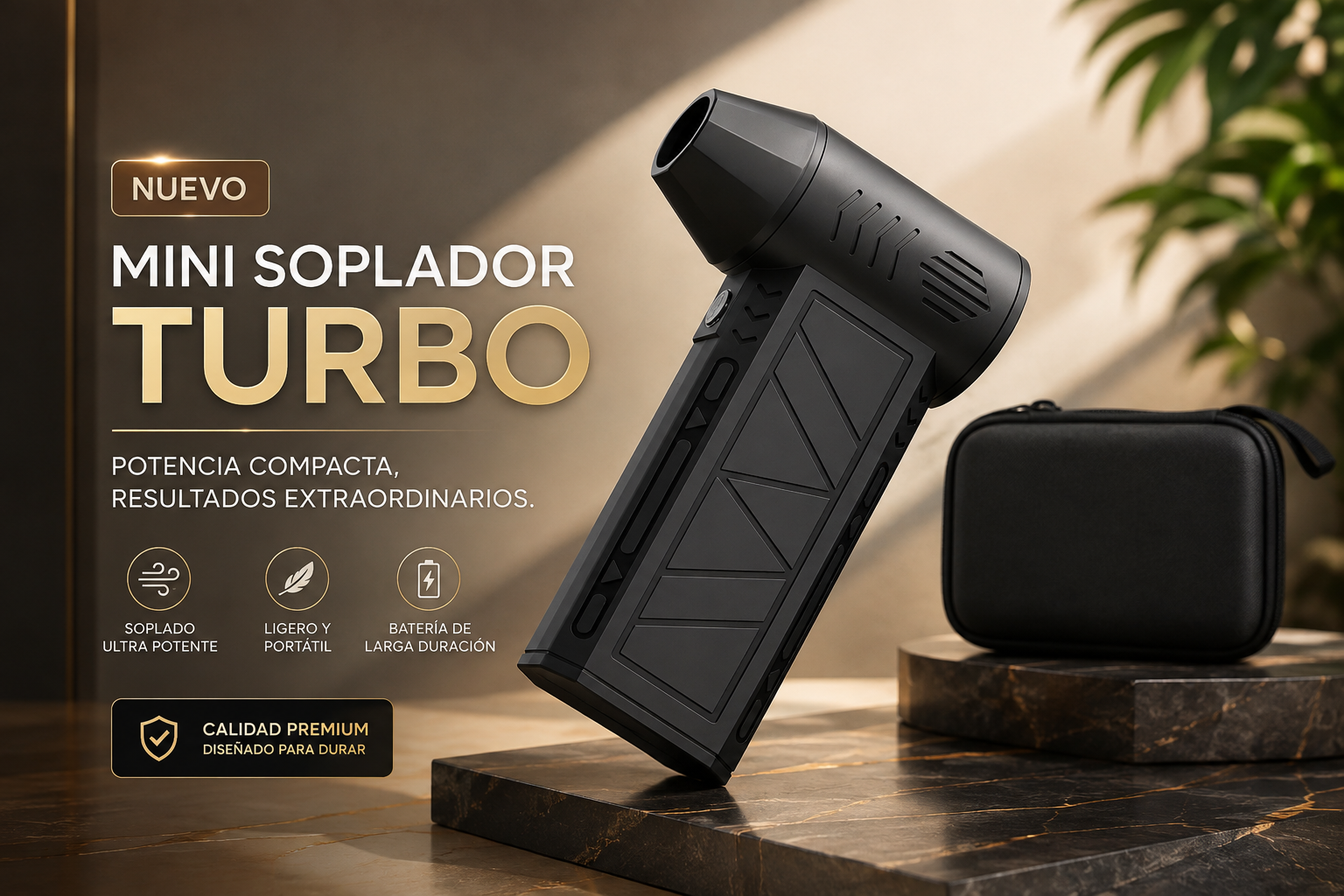 Mini Soplador Turbo